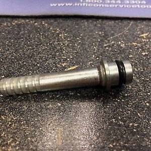 FITTING,BARGUN,3/8BARB,LONG,SS,W/ORING