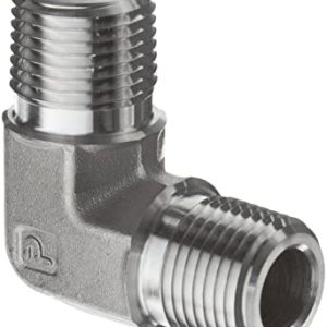 ELBOW,3/8 MP X 3/8 BARB,SS..