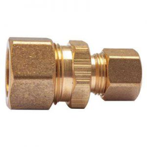UNION,HALF,3/8MF X 3/8MP,LONG,BRASS