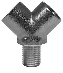 TEE,1/4MF X 1/4MF X 1/4MP ON THE RISE,BRASS