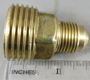 GARDEN HOSE,3/4MALE GH X 3/8MF,BRASS