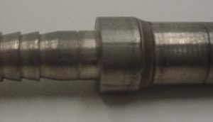 SPLICER,3/8SMOOTH X 1/4 BARB,SS