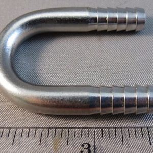 U-BEND,1/4 BARB,SS
