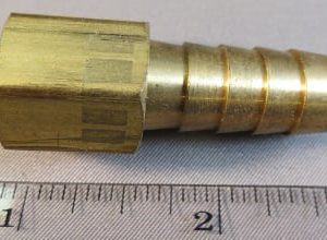 HOSE,BARB,1/2BRB X 3/8FP,BRASS