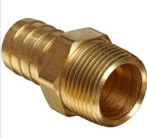 HOSE,BARB,3/8BARB X 3/4MP,BRASS