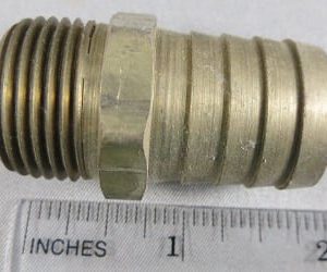 HOSE,BARB,5/8BRB X 1/2MP,BRASS