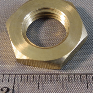 NUT,1/4-18,BRASS