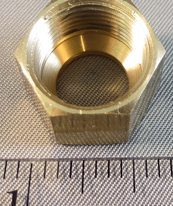 NUT,COMPRESSION,3/8,BRASS