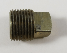 PLUG,3/8,SQUARE HEAD,BRASS