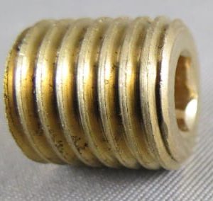 PLUG,ALLEN,MP,1/4,BRASS