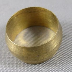 SLEEVE,COMPRESSION,1/4,BRASS