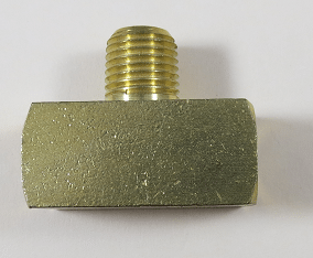 TEE,1/4FPT X 1/4FPT X 1/4MPT,BRASS