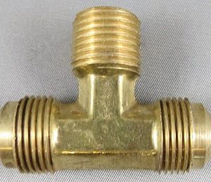 TEE,3/8MF X 3/8MF X 3/8MP ON THE RISE,BRASS