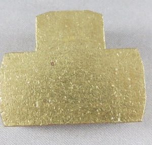 TEE,BARSTOCK,(3) 3/8FP,BRASS