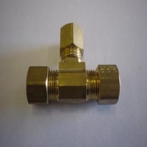 TEE,COMPRESSION,(3) 1/2COMP,BRASS