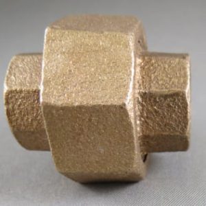 UNION,1/4FP X 1/4FP,BRASS