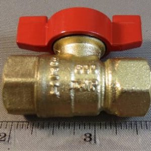 VALVE,BALL,1/4FP X 1/4FP,1 WAY,BRASS,LF