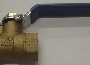 VALVE,BALL,3/8FP X 3/8FP,1 WAY,BRASS