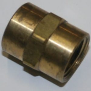 COUPLING,1/4FP X 1/4FP,BRASS