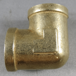 ELBOW,90D,1/2FP X 1/2FP,BRASS,LF
