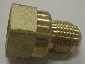 COUPLING,3/8MF X 1/2 FP,BRASS