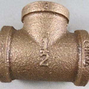 TEE,FORGED,BRONZE,(3) 1/2FP,BRASS,LF