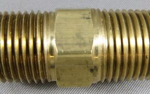 UNION,3/8MP X 3/8MP,BRASS,LF