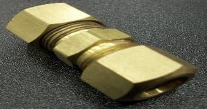 UNION,COMPRESSION,3/8,BRASS,LF