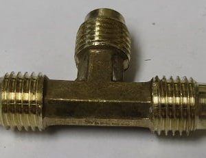 TEE,(3) 1/4MF,BRASS,LF