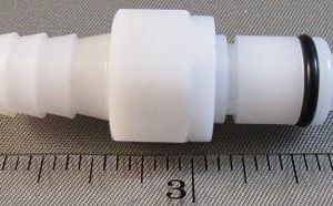 CONNECT,QUICK,MALE,3/8 BARB,PLASTIC