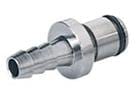 CONNECTOR,MALE 3/8 QCD WITH 3/8 BARB
