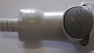 COUPLING,PVC,QCD,3/8BARB,FITS 427,611