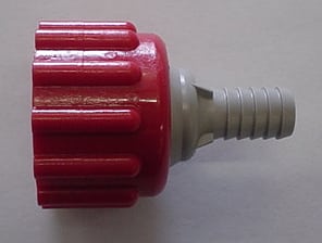 CONNECTOR,BIB HOSE,RED
