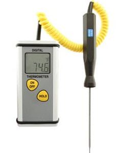 THERMOMETER,W/FIXED TYPE K  PROBE