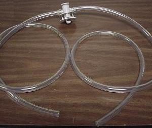 ASSEMBLY,BIB,5 FT BIB HOSE WITH QCD CONNECTOR & 2 17.0 CLAMPS