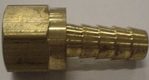 ADAPTER,3/8FF X 3/8BARB,BRASS