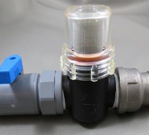 ASSEMBLY,INLINE FILTER,RECIRCULATING,1/2 BARB VALVE X 1/2 BARB SS