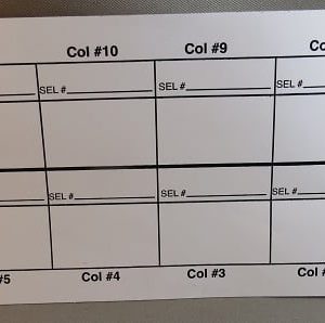 DECAL,"SERVICE RECORD",8.5 X 11,CRACK N' PEEL,BLD
