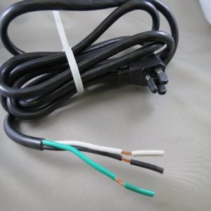 CORD,POWER,96IN,14-3GAUGE,W/90DEGREE MALE PLUG & 3 BARE WIRES