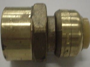 CONNECTOR,REDUCING,1/2 TUBE X 3/4 FNPT,BRASS