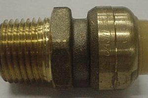 CONNECTOR,STRAIGHT,1/2 TUBE X 1/2 MNPT,BRASS