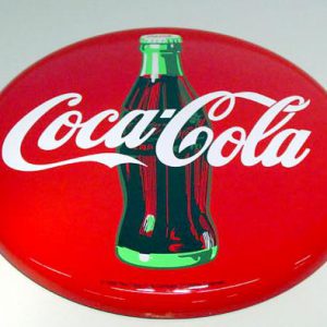 MEDALLION,COKE DISK,W/MT BRACKET