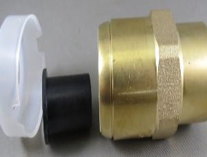 CONNECTOR,STRAIGHT,3/4 TUBE X 3/4 FNPT,BRASS