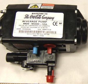 PUMP,BIB,SERVICE,FLOJET,INCLUDES 3/8SS SYRUP OUT STRAIGHT,3/8 PLASTIC SYRUP IN ELBOW,1/4 BRASS CO2 ELBOW..