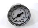 GAUGE,0-160PSI,DUAL SCALE,1/4 BACK MOUNT,BLACK STEEL CASE