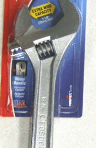 WRENCH,ADJUSTABLE,8IN