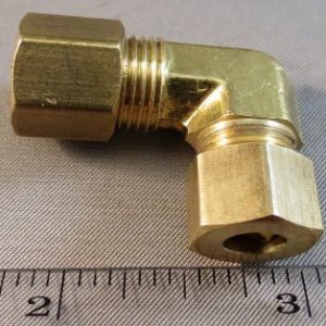 ELBOW,3/8COMP X 3/8COMP,BRASS