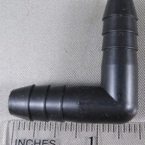 ELBOW,3/8BRB X 3/8BRB,POLYPROPYLENE,BLACK