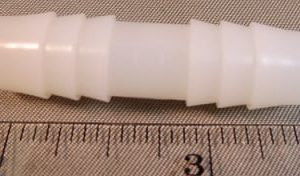 SPLICER,3/8BRB X 3/8BRB,NYLON