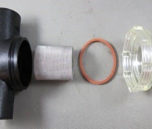 STRAINER,BOWL,BLACK,3/8FPT X 3/8FPT,80 MESH SCREEN